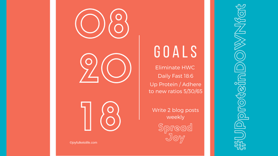 August Aspirations – Reworking My Keto Goals