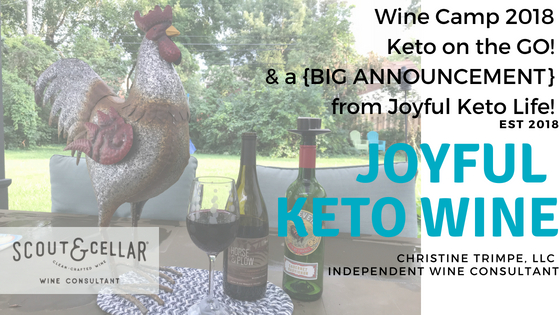 Wine Camp 2018 | Winning Keto Strategies on the GO | And A BIG ANNOUNCEMENT!
