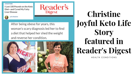 Christine’s Story featured in Reader’s Digest